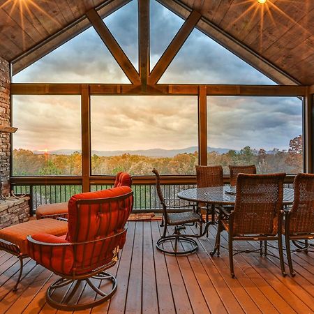 Villa Eagles Crest - Long Range Layered Mountain Views In Peaceful Neighborhood! Mineral Bluff Esterno foto